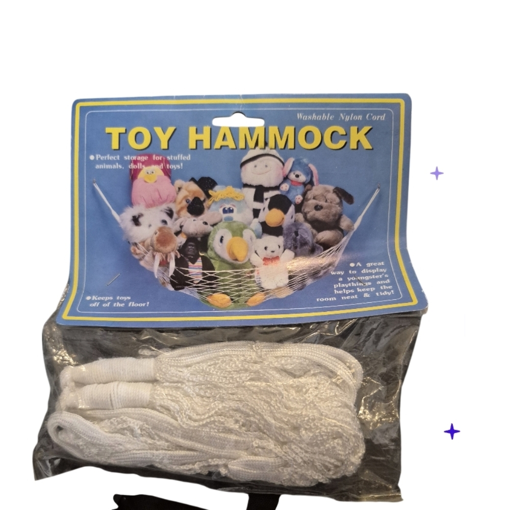 Toy Hammock for Stuffed Animals - White Plus MORE